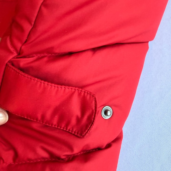 Eddie Bauer EB650 Women’s Deep Red Puffer Vest Grey Interior Size XXL - Picture 6 of 9